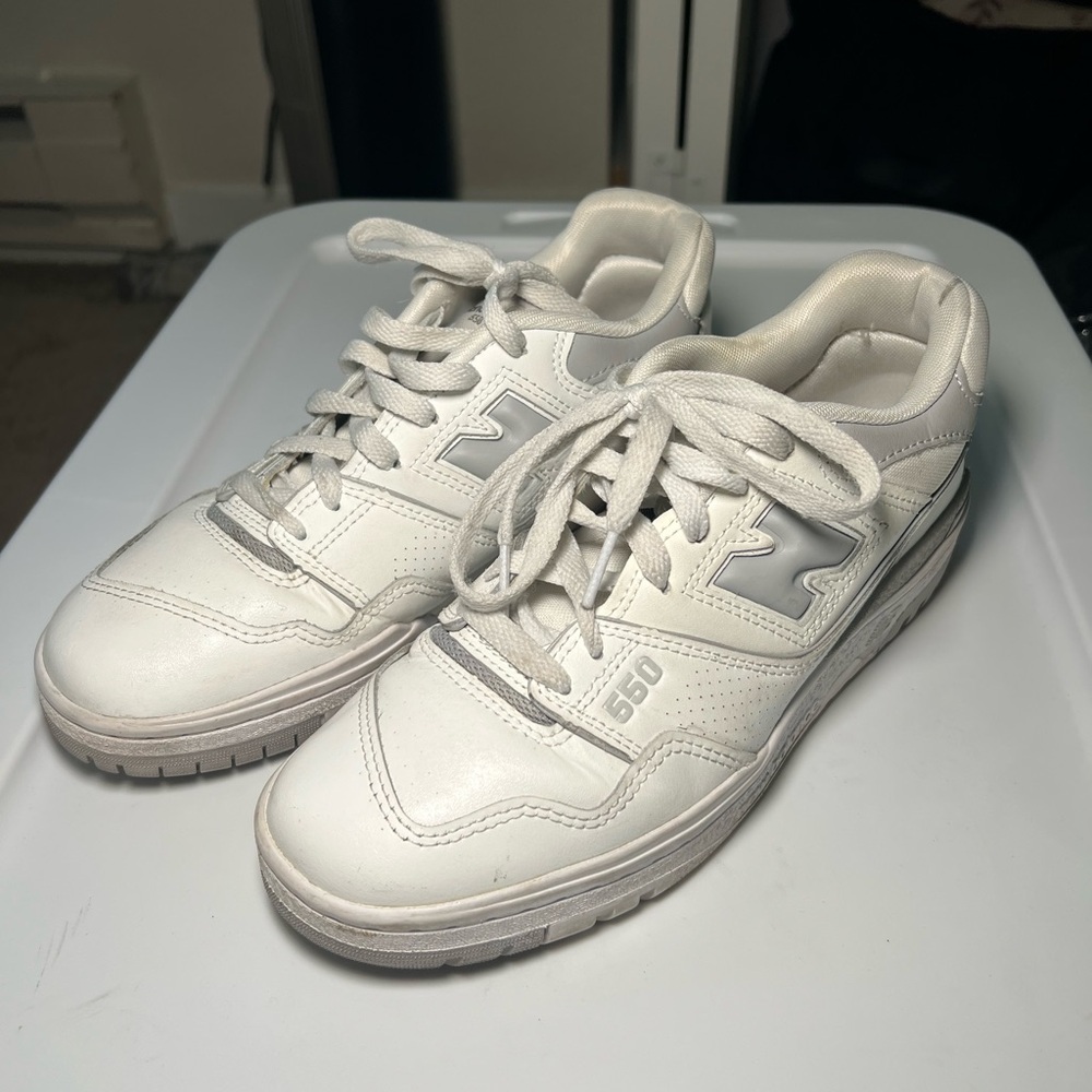 New Balance White 550 Sneakers